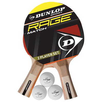 Dunlop Rage Match 2 Player Table Tennis Bat Set