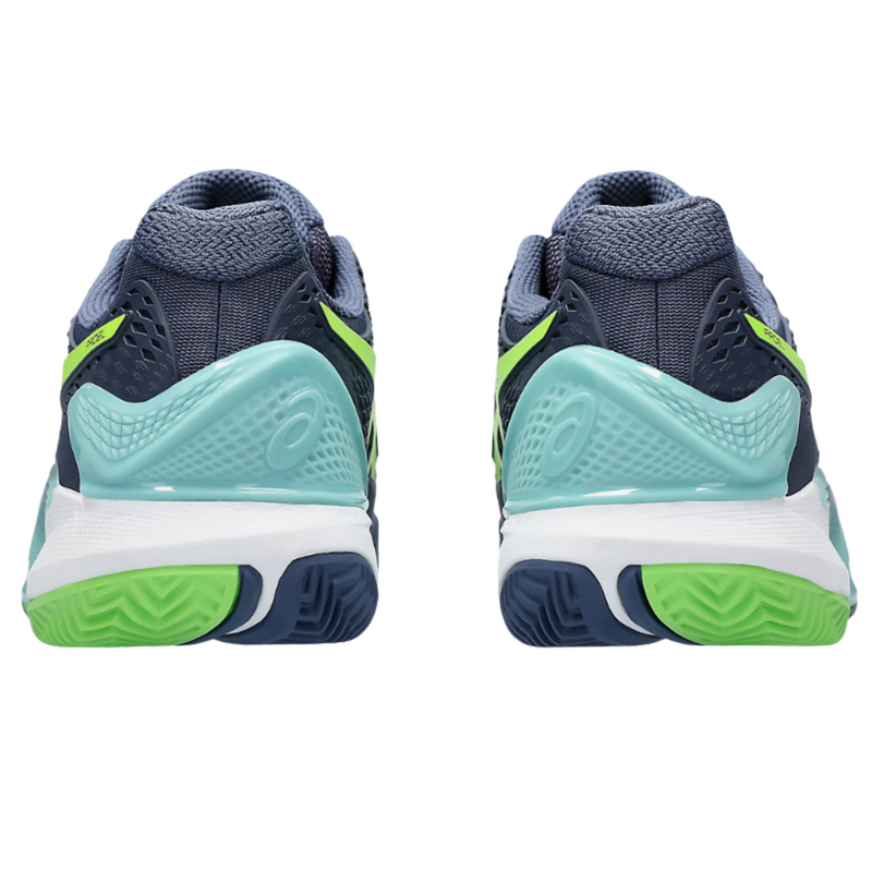 Asics Mens GEL-Resolution 9 Padel Shoes - Thunder Blue/Electric Lime - main image