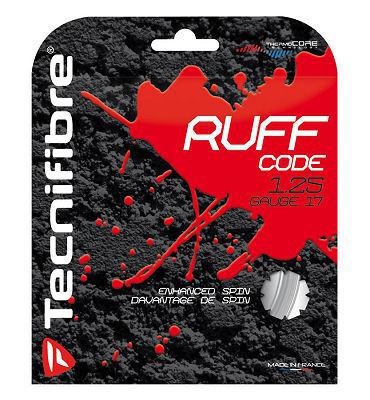 Tecnifibre Ruff Code Tennis Strings- Silver (Sets) - main image