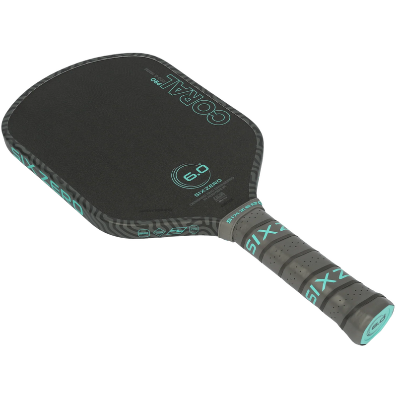 Six Zero Coral Pro Hybrid 16mm Pickleball Paddle - main image