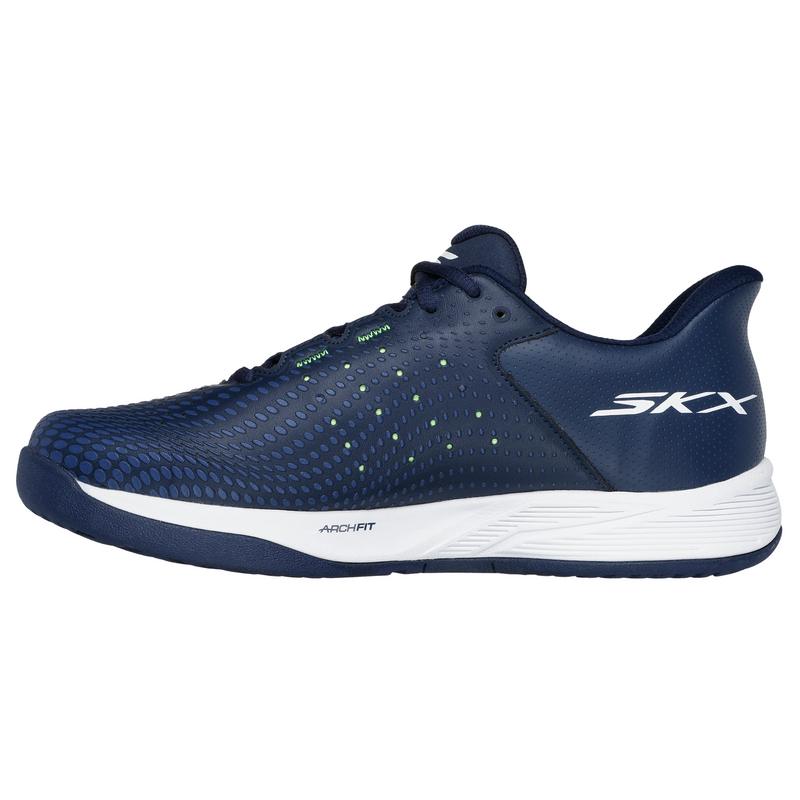 Skechers Mens Slip-ins Relaxed Fit: Viper Court Reload - Navy/Yellow - main image