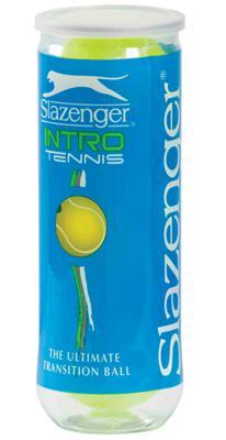 Slazenger Intro Green Junior Tennis Balls (3 Ball Can)