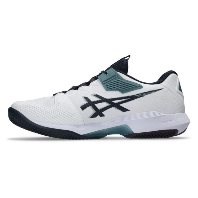 Asics Mens Solution Speed FF 4 Tennis Shoes - White/Midnight - main image