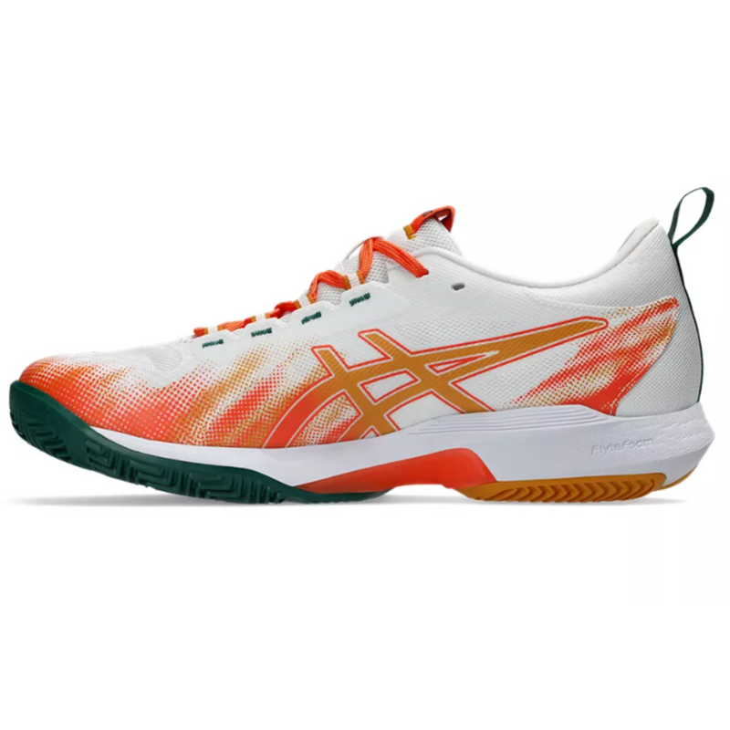 Asics Mens Sonicsmash FF Padel Shoes - White/Energy Orange - main image