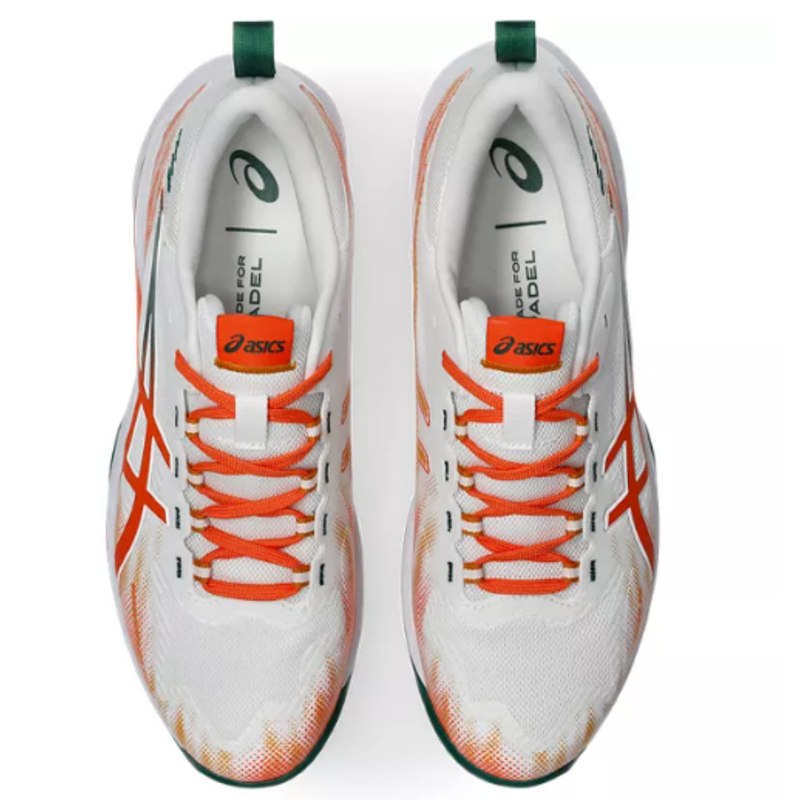 Asics Mens Sonicsmash FF Padel Shoes - White/Energy Orange - main image