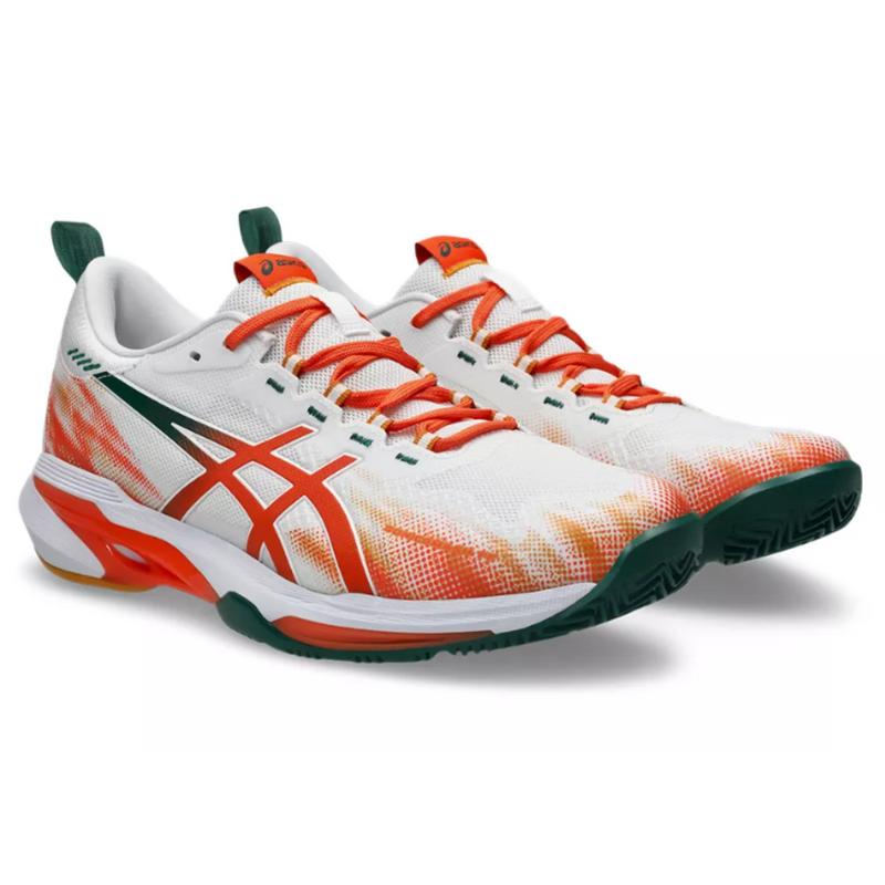 Asics Mens Sonicsmash FF Padel Shoes - White/Energy Orange - main image