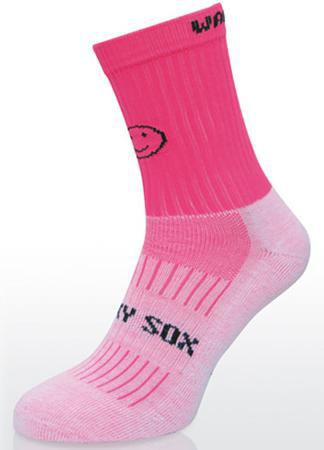 Wacky Sox Fluoro Sports Socks (1 Pair) - Fluoro Pink