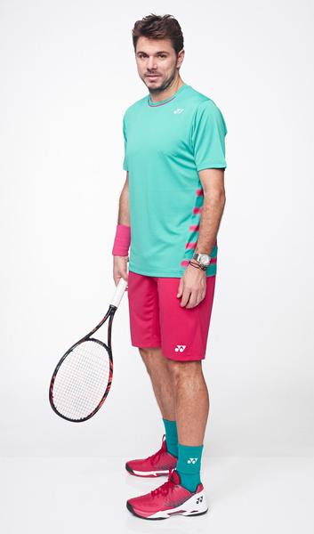 Yonex Mens 15054EX Tennis Shorts - Dark Pink - main image