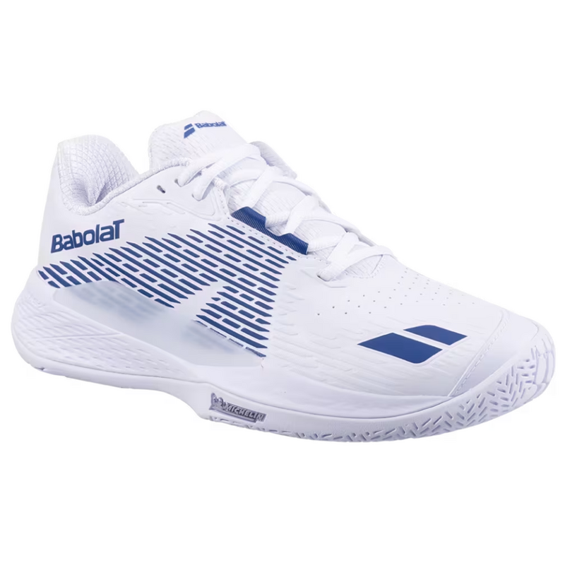 Babolat Mens Propulse Storm All Court (Wide) Tennis Shoes - White/Dark Blue - main image