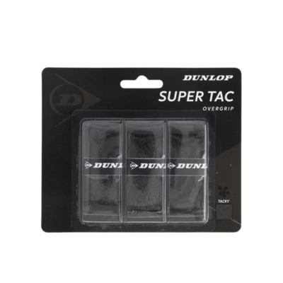 Dunlop Super Tac Overgrip 3pk - Black - main image