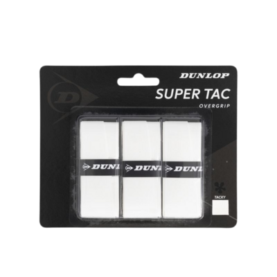 Dunlop Super Tac Overgrip 3pk - White - main image