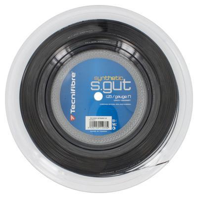 Tecnifibre Synthetic Gut 200m Tennis String Reel - Black - main image