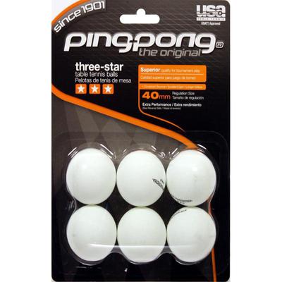 Ping-Pong 3-Star Table Tennis Balls - Pack of 6 - main image