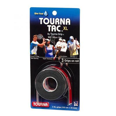 Tourna Tac Overgrips (Pack of 3) - Black - main image