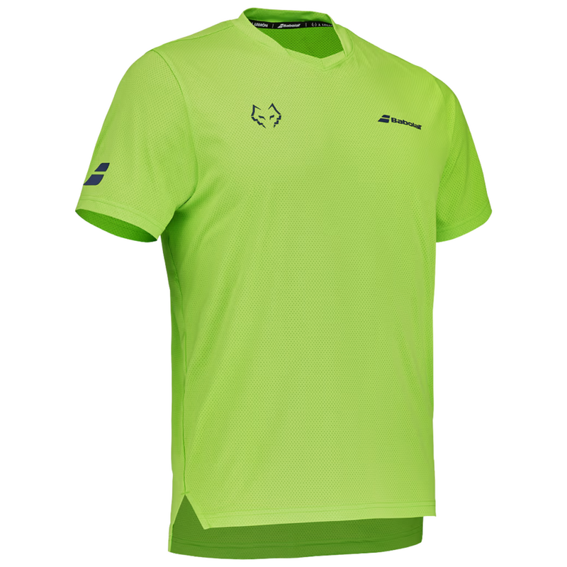 Babolat Mens Juan Lebron Padel Crew Neck Tee - Flash Green - main image
