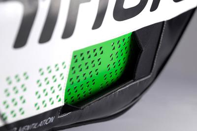 Tecnifibre Squash Green 12 Racket Bag - Black/White - main image