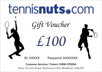 tennisnuts.com Gift e-Voucher (10 - 200)