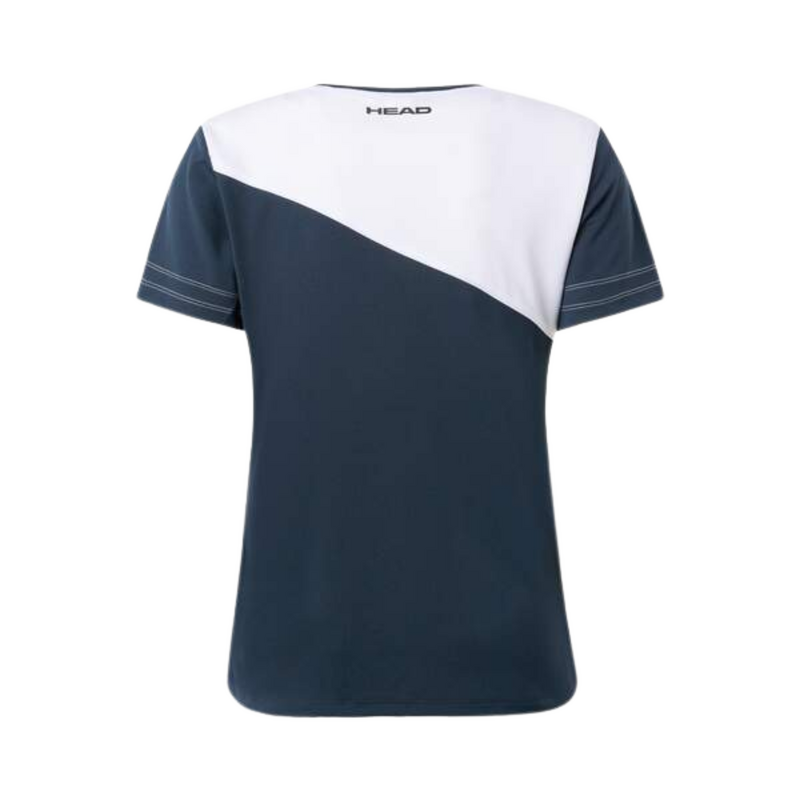 HEAD Womens Tie Break Tee - Navy/White - main image