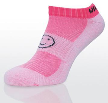 Wacky Sox Fluoro Trainer Socks (1 Pair) - Fluoro Pink