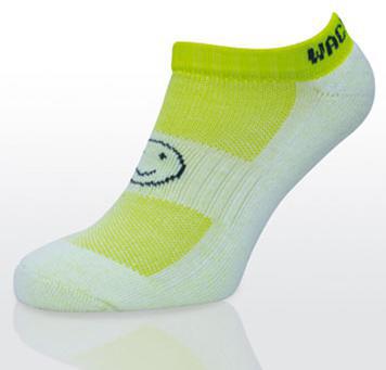 Wacky Sox Fluoro Trainer Socks (1 Pair) - Fluoro Yellow