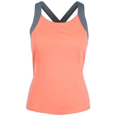 Fila Womens Game Day Strappy Tank - Coral/Grey - main image