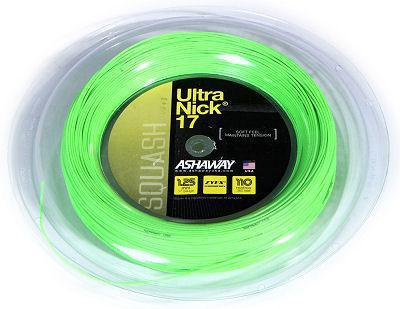 Ashaway UltraNick 17 110m Squash String Reel - Green