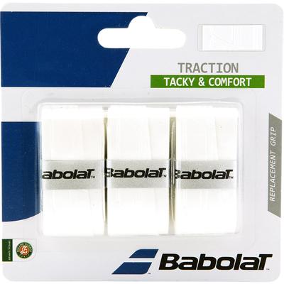 Babolat Traction Overgrips (3 Pack) - White - main image