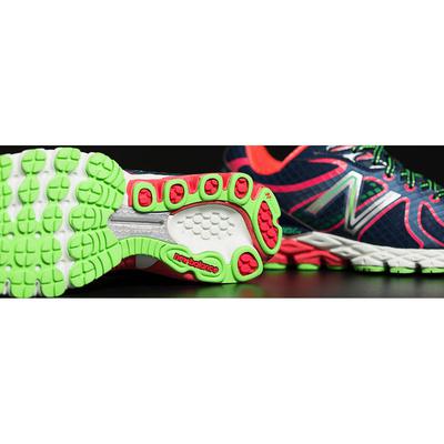 New Balance W870v3 Womens (B) Running Shoes - Blue/Coral Pink - main image