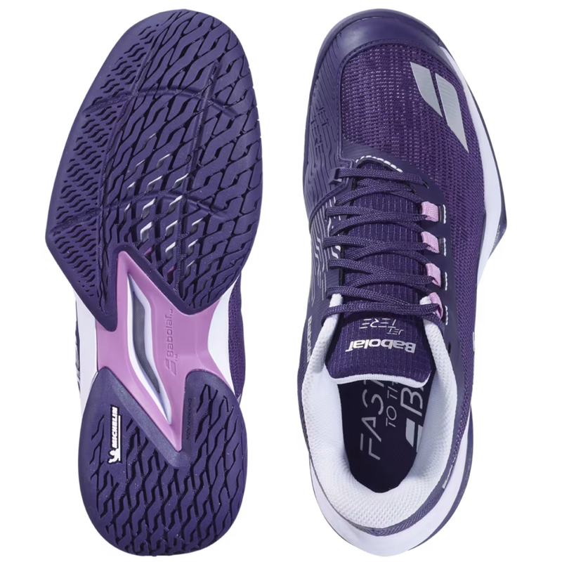 Babolat Womens Jet Tere 2 All Court Tennis Shoes - Dark Purple/Silver - main image