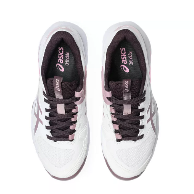 Asics Womens Solution Speed FF 4 Tennis Shoes - White/Dusty Mauve - main image