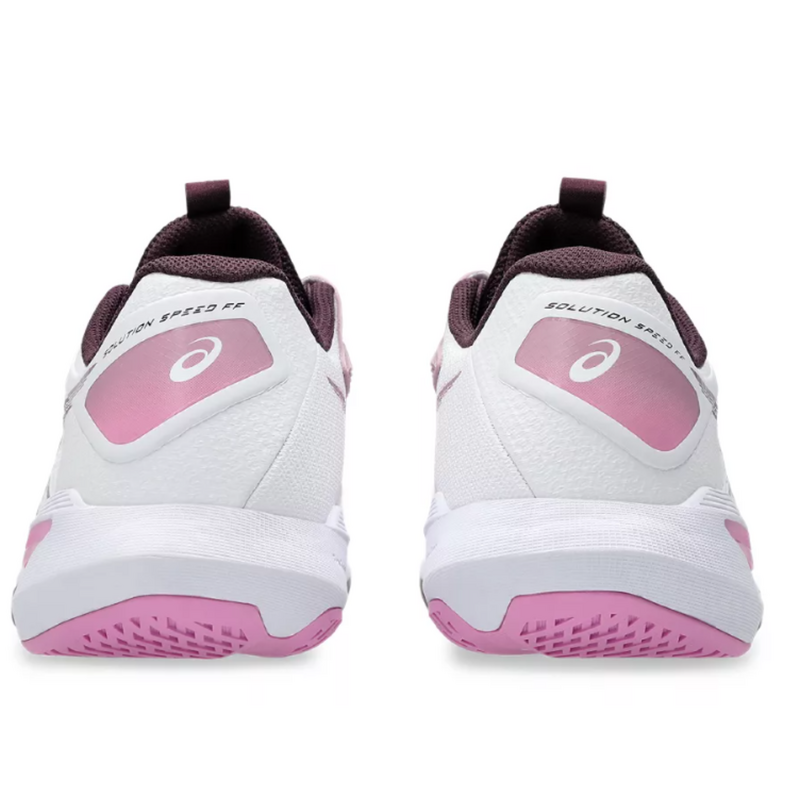 Asics Womens Solution Speed FF 4 Tennis Shoes - White/Dusty Mauve - main image