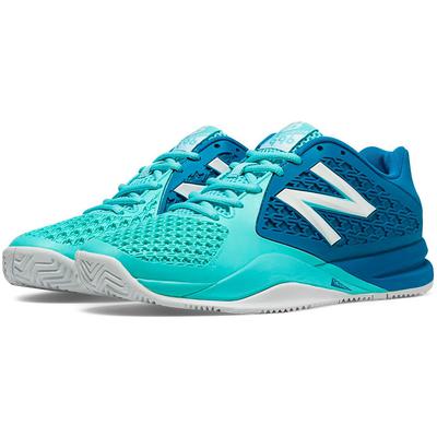 New Balance Womens 996v2 Tennis Shoes - Blue/Light Blue (B) - main image
