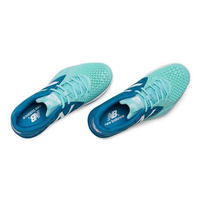 New Balance Womens 996v2 Tennis Shoes - Blue/Light Blue (B) - main image