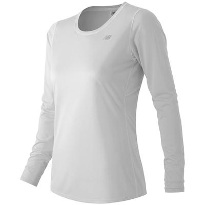 New Balance Womens Accelerate Long Sleeve Tee - White - main image