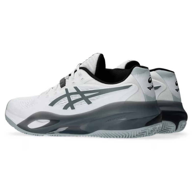 Asics Mens GEL-Resolution X Padel Shoes - White/Steel Grey - main image
