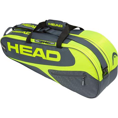 Head Elite Combi 6 Racket Bag - Grey/Yellow  - main image
