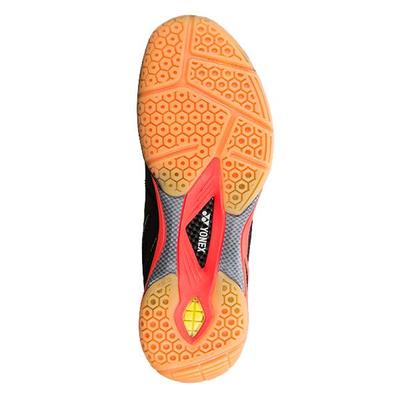 Yonex Mens Power Cushion 65 Z Badminton Shoes - Black/Bright Red - main image