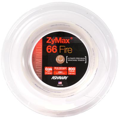 Ashaway Zymax 66 Fire 200m Badminton String Reel - White - main image