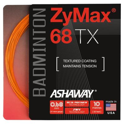 Ashaway Zymax 68 TX Badminton String Set - Orange
