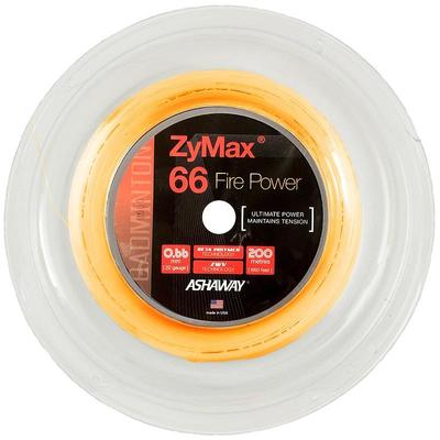 Ashaway Zymax 66 Fire Power 200m Badminton String Reel - Orange - main image