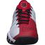 K-Swiss Mens BigShot Light 2.5 Tennis Shoes - White/Red - thumbnail image 3