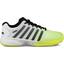 K-Swiss Mens Hypercourt Express HB Tennis Shoes - White/Neon Yellow - thumbnail image 1