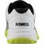 K-Swiss Mens Hypercourt Express HB Tennis Shoes - White/Neon Yellow