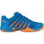 K-Swiss Mens Express Light HB Tennis Shoes - Brilliant Blue/Neon Orange - thumbnail image 1