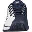 K-Swiss Mens Hypermatch HB Tennis Shoes - White/Navy/Silver - thumbnail image 4