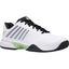 K-Swiss Mens Hypercourt Express 2 Tennis Shoes - White/Green - thumbnail image 2