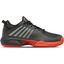 K-Swiss Mens Hypercourt Supreme HB Tennis Shoes - Jet Black/Spicy Orange - thumbnail image 6