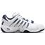 K-Swiss Mens Accomplish IV Tennis Shoes - White/Navy - thumbnail image 1