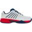 K-Swiss Mens Express Light 3 Tennis Shoes - White/Opal Blue - thumbnail image 1