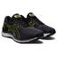Asics Mens GEL-Nimbus 22 Running Shoes - Carry Grey/Lime Zest - thumbnail image 2